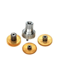 TRX2082X Juego de engranajes metálicos (para servo micro impermeable 2080X) - Imagen 1