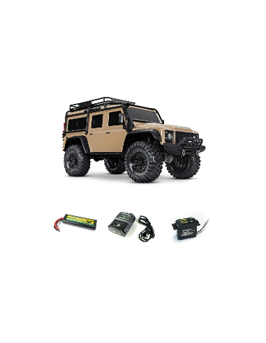 Imagen 20 - PACK TRAXXAS TRX4 LAND ROVER DEFENDER CRAWLER 4X4 ,CARROCERIA SIN CLIP, 1/10 RTR SAND INCLUYE CAMBIO DE SERVO+BATERIA Y CARGADOR PACK TRAXXAS TRX4 LAND ROVER DEFENDER CRAWLER 4X4 ,CARROCERIA SIN CLIP, 1/10 RTR SAND INCLUYE CAMBIO DE SERVO+BATERIA Y CARGADOR - Imagen 20