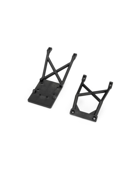 TRX3623Placas protectoras delanteras y traseras negras BIGFOOT BL-2S - Imagen 1