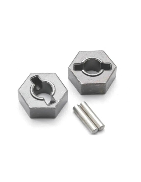 TRX4954R Bujes de rueda, hexagonales (acero) - Imagen 1