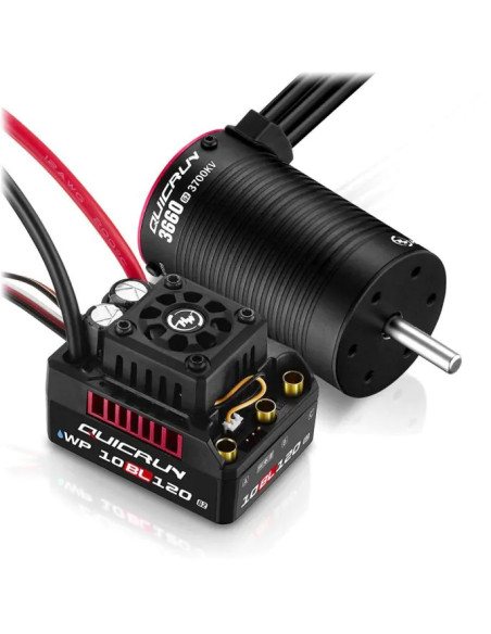 HW38030211 Hobbywing Combo WP10BL120G2 3660SL-3700kV-G2 - Imagen 1