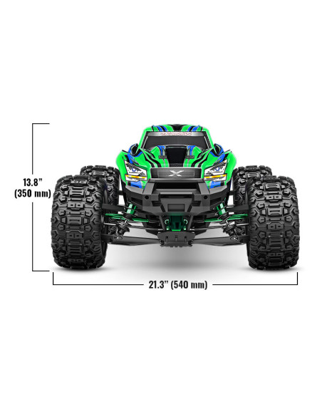 PACK Traxxas X-Maxx Ultimate Edición Limitada GREEN X VXL 8S RTR+BATERIAS Y CARGADOR DUAL - Imagen 6