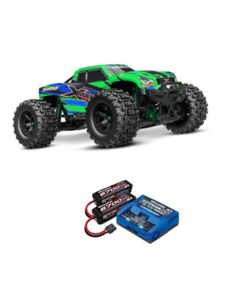 PACK Traxxas X-Maxx Ultimate Edición Limitada GREEN X VXL 8S RTR+BATERIAS Y CARGADOR DUAL - Imagen 1