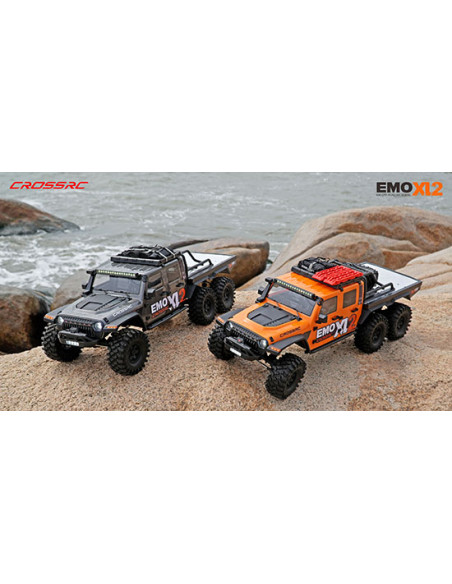 KIT CROSS EMO XL2 1/8 ARTR (gris) - Imagen 6