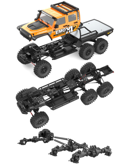 KIT CROSS EMO XL2 1/8 ARTR (gris) - Imagen 7