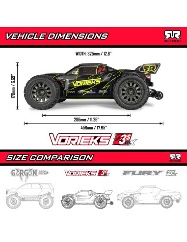 PACK ARRMA VORTEKS 223S DSC 2WD RTR BRUSHLESS 1/10+BATERIA Y CARGADOR - Imagen 23