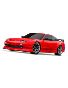 PACK Traxxas 4-TEC Drift Nissan 240SX rojo 1/10+BATERIA Y CARGADOR TRX - Imagen 2