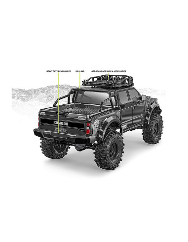 PACK GMADE 1/10 GS02 KOMODO RTR DOBLE CABINA TS - Imagen 4