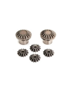 TRX8577 Juego de engranajes, diferencial trasero (engranajes de salida (2)/engranajes de araña (4)) (se requiere n.° 8581) - Imagen 1