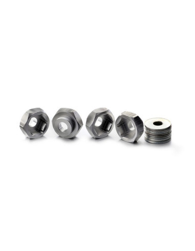 Juego de adaptadores de rueda de 12 mm a 17 mm Absima 2560020 - Imagen 1