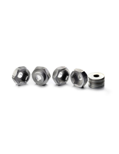 Juego de adaptadores de rueda de 12 mm a 17 mm Absima 2560020 - Imagen 1