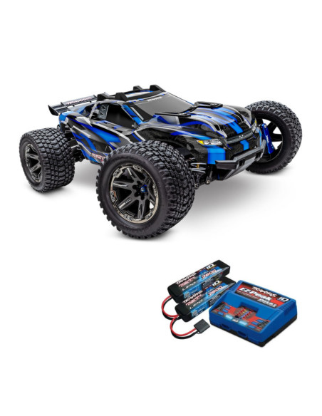 PACK TRAXXAS RUSTLER 4X4 ULTIMATE 4X4 BRUSHLESS+2X 7600MAH +CARGADOR DUAL - Imagen 1