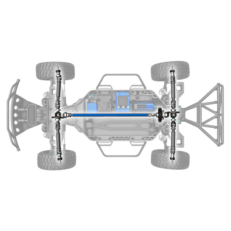 Traxxas Slash 4X4 Ultimate VXL TQi TSM Cuerpo sin clips - Imagen 14