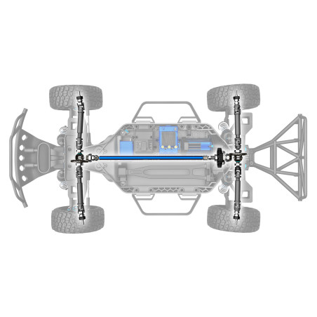 Traxxas Slash 4X4 Ultimate VXL TQi TSM Cuerpo sin clips - Imagen 14