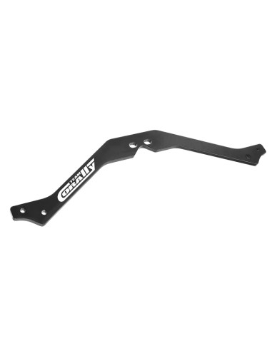 C-00180-867 TEAM Corally - Refuerzo de chasis  XL6S Centro superior Aluminio 3 mm Negro  1 pieza ASUGA - Imagen 1