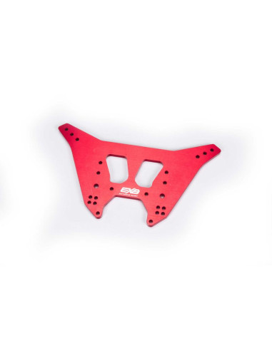 ARA320579 Torre de amortiguador trasera de aluminio CNC 7075 T6 M, roja: EXB - Imagen 1