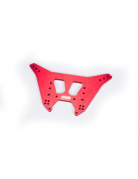 ARA320579 Torre de amortiguador trasera de aluminio CNC 7075 T6 M, roja: EXB - Imagen 1