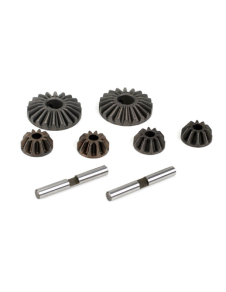 LOSA3502 Conjunto de engranaje y eje diferencial: 8B, 8T, 8X, 8XE - Imagen 1