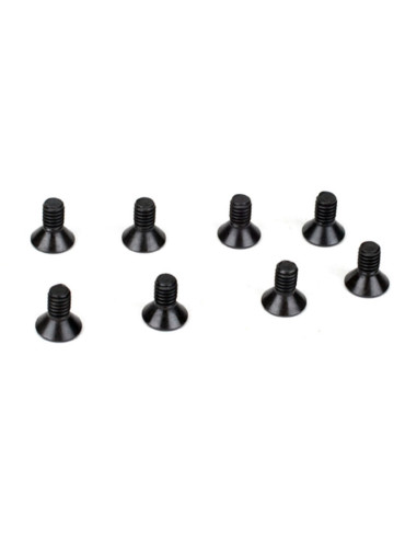 LOSA6264 Tornillos de cabeza plana, 8-32 x 3/8" (8) - Imagen 1