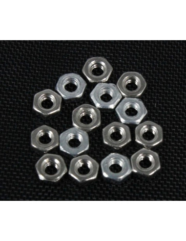 RV68096 Tuercas M2 hexagono estrecho 15 uds - Imagen 1