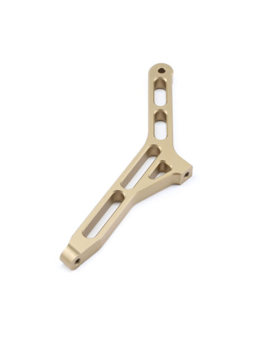 TLR351004 Refuerzo de chasis trasero, aluminio, anodizado duro: 5 T, MINI WRC - Imagen 1