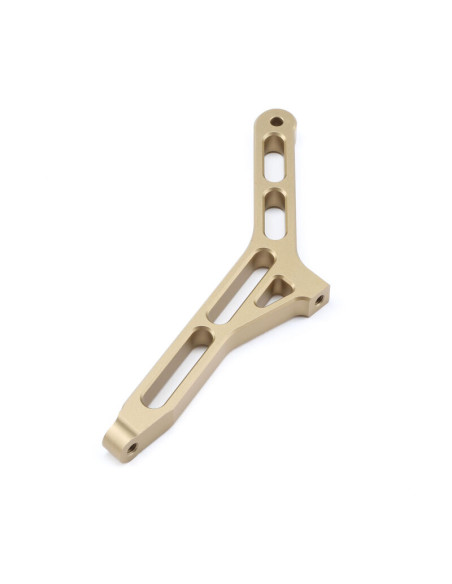 TLR351004 Refuerzo de chasis trasero, aluminio, anodizado duro: 5 T, MINI WRC - Imagen 1