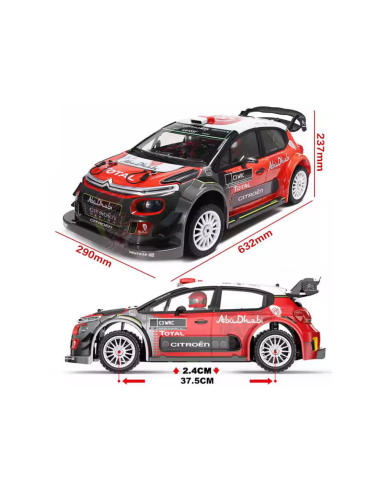 Hyper Go Citröen DS WRC 1/7 Brushless 4s(INCLUYE BATERIA Y CARGADOR) - Imagen 4