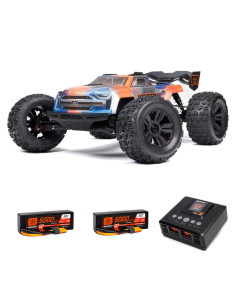 PACK ARRMA KRATON 6S 4X4 RTR 1/8 BRUSHLESS 6S BLX V6+2XBATERIA 3S 5000MAH+CARGADOR - Imagen 1
