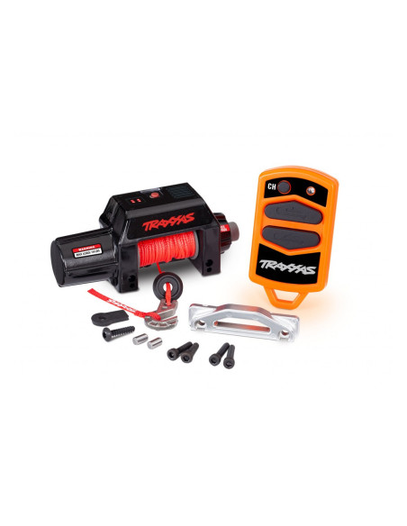 CROSS Kit de arrastre  EMOX5 1/8 RTR Brushless ROJO METAL+WINCH TRX INSTALADO - Imagen 3
