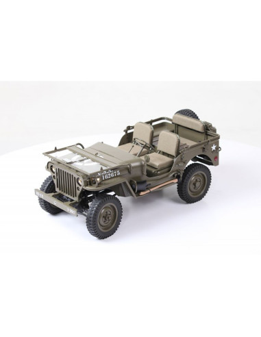 Rock Crawler MILITARY SCALER JEEP WILLYS RTR 1/6  ROC HOBBY - Imagen 4