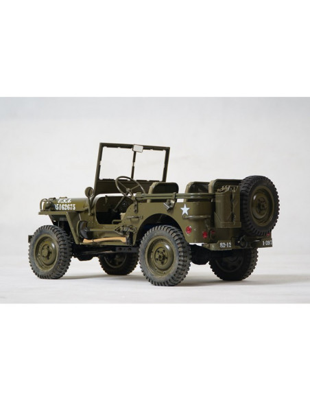 Rock Crawler MILITARY SCALER JEEP WILLYS RTR 1/6  ROC HOBBY - Imagen 2