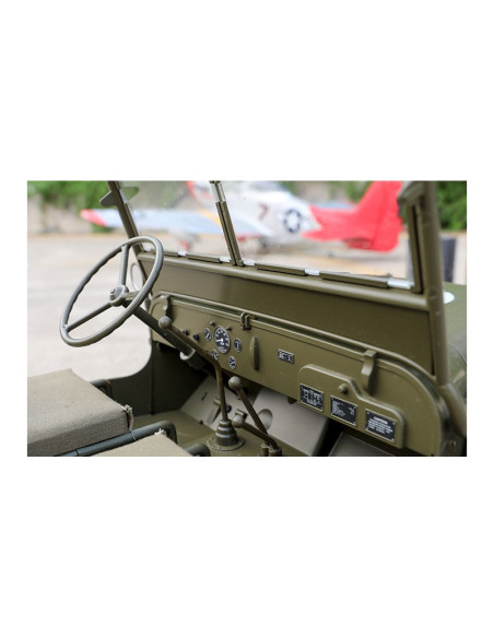 Rock Crawler MILITARY SCALER JEEP WILLYS RTR 1/6  ROC HOBBY - Imagen 17