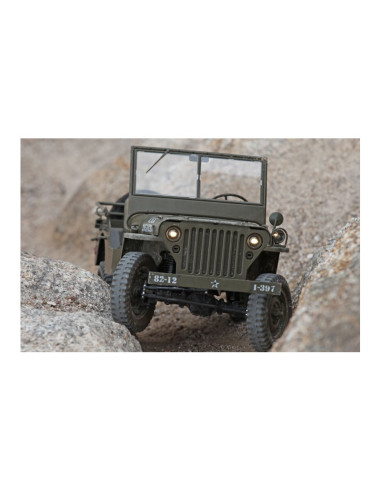 Rock Crawler MILITARY SCALER JEEP WILLYS RTR 1/6  ROC HOBBY - Imagen 18