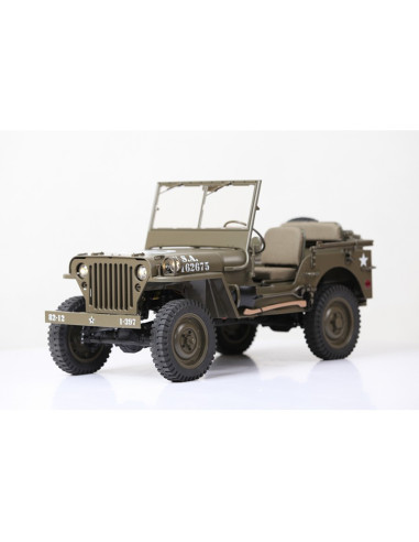 PACK MILITARY SCALER JEEP WILLYS RTR 1/6  ROC HOBBY+BATERIA Y CARGADOR - Imagen 8