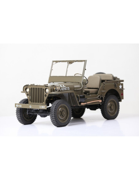 PACK MILITARY SCALER JEEP WILLYS RTR 1/6  ROC HOBBY+BATERIA Y CARGADOR - Imagen 8