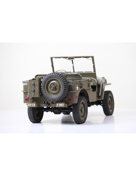 PACK MILITARY SCALER JEEP WILLYS RTR 1/6  ROC HOBBY+BATERIA Y CARGADOR - Imagen 4