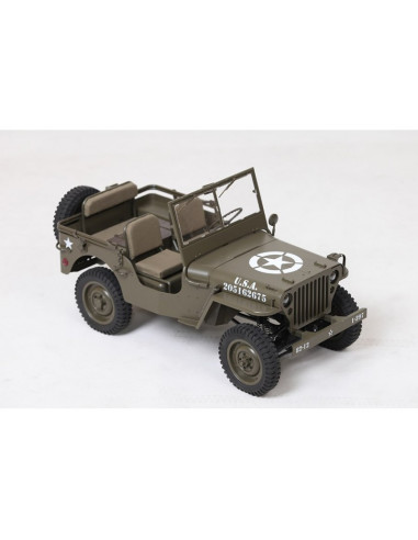 PACK MILITARY SCALER JEEP WILLYS RTR 1/6  ROC HOBBY+BATERIA Y CARGADOR - Imagen 6