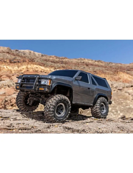 PACK TRAXXAS TRX4 NISSAN Pathfinder 1/10  4x4 CRAWLER PLATA+CAMBIO DE SERVO +BATERIA 7600MAH 2S Y CARGADOR TRX - Imagen 14