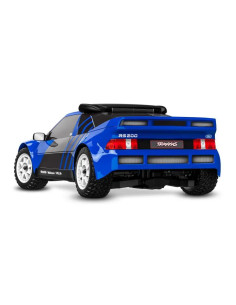 Traxxas Mini Rally VXL Ford RS200 1/12 incluye batería y cargador USB AZUL - Imagen 2
