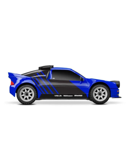 Traxxas Mini Rally VXL Ford RS200 1/12 incluye batería y cargador USB AZUL - Imagen 3