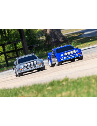 Traxxas Mini Rally VXL Ford RS200 1/12 incluye batería y cargador USB AZUL - Imagen 13