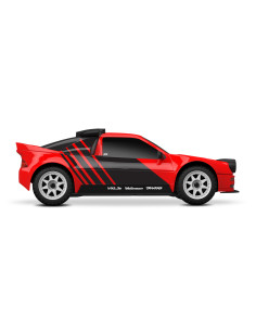 Traxxas Mini Rally VXL Ford RS200 1/12 incluye batería y cargador USB ROJO - Imagen 2