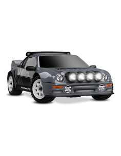 Traxxas Mini Rally VXL Ford RS200 1/12 incluye batería y cargador USB GRIS - Imagen 1