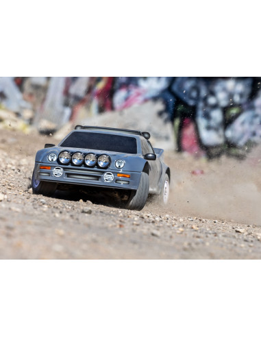 Traxxas Mini Rally VXL Ford RS200 1/12 incluye batería y cargador USB GRIS - Imagen 4