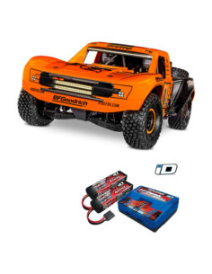 PACK Traxxas Unlimited Desert Racer 4WD 1/7  LED, TQi VXL-6S RTR+COMBO TRAXXAS 6S - Imagen 1