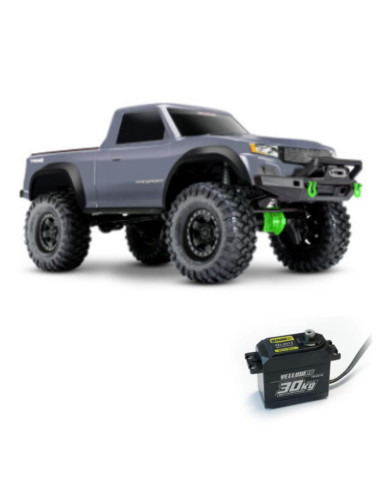 PACK TRAXXAS TRX-4 Sport sin clip 1/10 4WD GRIS+CAMBIODE SERVO+BATERIA 7600MAH Y CARGADOR - Imagen 2