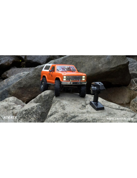 CROSS RC AT4 EMO 1/10 RTR Kit (naranja/blanco) - Imagen 4
