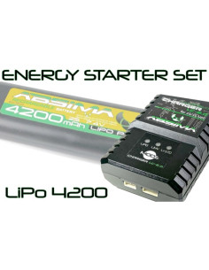 PACK BATERIA Y CARGADOR ABSIMA 4200 (LiPo-LC-2.0) - Imagen 1