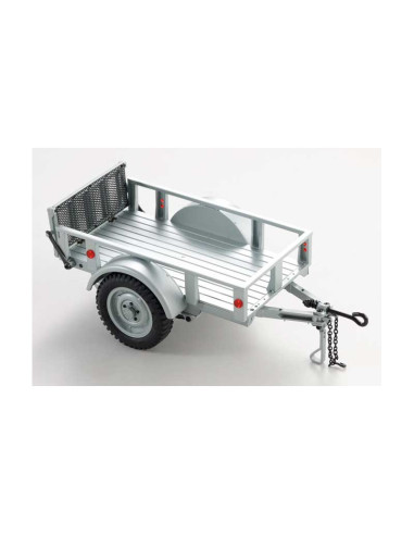 FMS 1/18 - 1/12  Remolque utilitario B (Plata) - Imagen 3