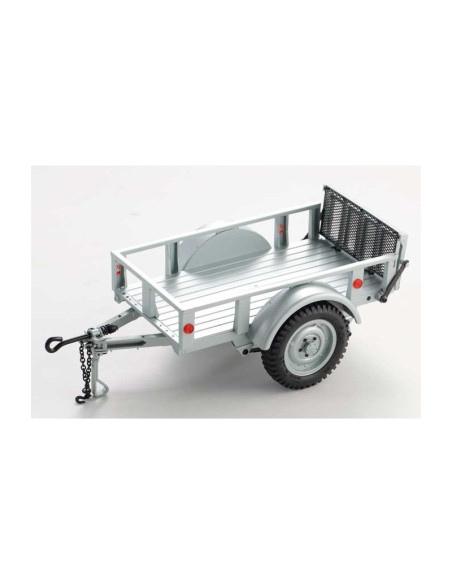 FMS 1/18 - 1/12  Remolque utilitario B (Plata) - Imagen 4